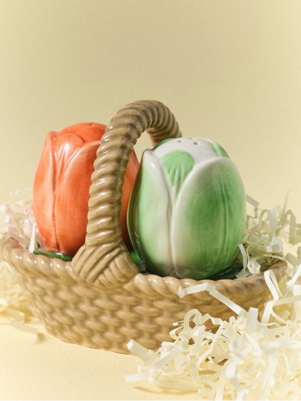 Anthropologie Louise summer Easter collection tulips salt and pepper